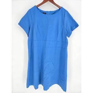 Talbots Blue Shift Dress Women's 20W